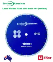 16'' (400mm) Diamond Demolition Hand Saw Blade Concrete Brick Stone Laser Welded
