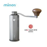 在飛比找momo購物網優惠-【Minos】HG90手搖磨豆機 灰色款(附收納袋、榮獲紅點