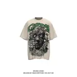 HIP HOP T-SHIRT美式復古嘻哈街頭潮流搞怪印花寬鬆休閒短袖T恤衫