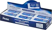 Pentel Hi-Polymer Eraser Extra Large White, Box of 12 Erasers (ZEH-20)