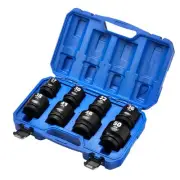 Draper HI-TORQ Metric Impact Socket Set 1"D 8 pc Hex Standard 27 to 50mm 20209