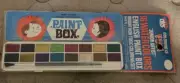 NOS VTG Junior Artist English Paint Box 16 Water Colors Agora DVS Kids Litho