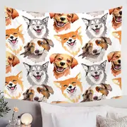 Happy Dogs Tapestry