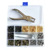 180Sets Double Caps Rivets Metal Studs for Leather Leather Boot