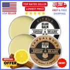 Beard Balm for Men, 2oz Sandalwood & 2oz Citrus Scent, Jojoba Oil & Shea Butter