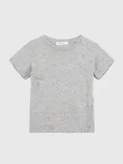 Mini Classic Vintage T-Shirt in Grey Marl