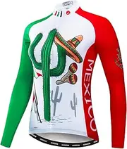 [JPOJPO] Cycling Jersey Women Bicycle Team Winter Thermal Fleece Long Sleeve Warm Clothing Bike Sport Tops