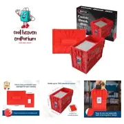 Short Comic Book Bin | Holds 150 Comics | Stackable Plastic Storage | Acid-Fr...