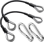 SVCEQZE Gym Extension Cable - 2X Pulley System Fitness Cable,Gym Machine Extension Cables, Pulley System Fitness Cable, Home Gym Cable Fitness Pulley for Gym