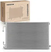 A-Premium Air Conditioning A/C Condenser Compatible with Lincoln Continental 1998 1999 2000 2001 2002, with Bracket