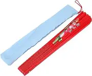 Handheld Folding Fan, Bamboo Chinese Kung Fu Fighting Fan Arts Dance Hand Fan Oriental Cloth Fabric Practice Performance Fan for Dancing Party Wedding DIY Home Decoration(red)