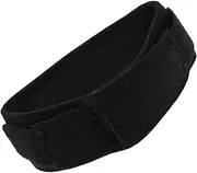 Parliky Sports Patella Strap Kneecap Protector Knee Protection Knee Strap for Men Polyester Knee Strap for Women Breathable Knee Strap Sweatband for Men Sports Kneecap Strap Black Nylon