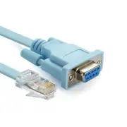 USB Console Cable RJ45 Cat5 Ethernet To Rs232 DB9 COM Port Serial Female3216