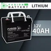 12V 40AH Fusion Lithium Deep Cycle Solar Caravan Marine UPS LiFePO4 Battery 4wd