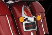 Kuryakyn Curved License Plate Holder Frame Horizontal Indian Springfield 16-21