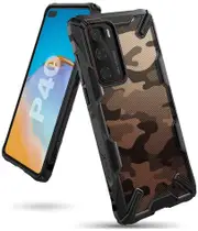 Ringke Fusion X Huawei P40 Case with Camo Design Black