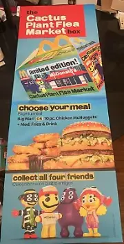 McDonald’s 2022 Cactus Plant Flea Market Adult Meal Promo Dive-Thru Display CPFM