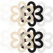 [Minkissy] 8pcs Strap Clips for Women Slip Back Holders Strap Extenders for Comfortable Fit Dresses Sports Tops and Blouses Transparent Skin Color
