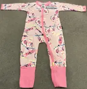 Bonds BNWT 2017 Pink Love Bird Zippy - Size 0 (6-12 Months)