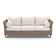 Carolina 3 Seater Outdoor Wicker Lounge - Outdoor Wicker Lounges