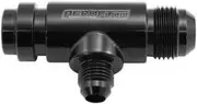 Aeroflow Ford Barra Water Pump Tee Presin Adapter Fitting -10An -6AN - AF64-4045BLK