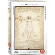 Vitruvian Man - Da Vinci (1000pc) Eurographics