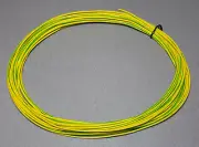 10 Metres YELLOW/GREEN stripe UL-1007 Hookup Wire 22AWG 1.6mm PVC insulator