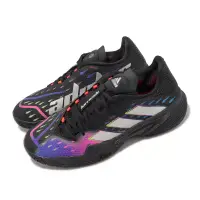 在飛比找博客來優惠-adidas 網球鞋 Barricade M 男鞋 黑 紫 