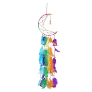 Large Moon & Stars Dream Catcher Feather Bedroom Home Wall Hanging Decor