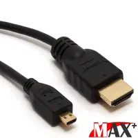 在飛比找Yahoo奇摩購物中心優惠-Max+ Micro HDMI to HDMI 4K影音傳輸