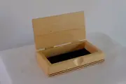 Small Wooden Keepsake Box in Maple Wood