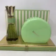 Vintage Emeraude by Coty Flacon Mist 1.8oz Dusting Powder 4 Oz Rare Strip box