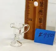 Dollhouse miniature 1/12th scale hand blown glass vase #950