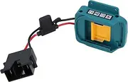 Jectse Battery Adapter, Sturdy Lightweight Battery Conversion Kit Impact Resistant Anti Corrosive Wide Compatibility for Riding Toy (Black Connector)