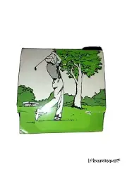 Vintage ZEP Advertising Golf Tee matchbook with marker.