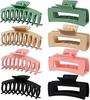 Claw Clip, Mtxorvix 8 Pack Hair Clips, Hair Claw Clips for Women Girls Thick Thin Hair, Hair Claw Clips Strong Matte Banana Clips Strong Hold Jaw Clip, Hair Clips for Women, Claw Clips for Thick Hair
