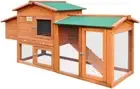 Pet Scene 178Cm Wooden Chicken Run Coop Rabbit House Bunny Duck Hutch Hen Cag...