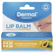 Dermal Therapy Paw Paw Lip Balm 10g