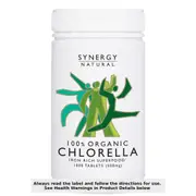 Synergy Natural Organic Chlorella 1000 Tablets