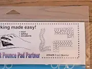 NIP Full Line Stencil 3 In 1 Border 30459 Quilts Embroidery App Painting