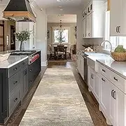 Long Kitchen Rugs Entryway Rug Runner - Hallway Washable Runner Rug - Vintage Soft Floor Area Rug Narrow Carpet Runner Mat for Bathroom Living Room Bedroom(60x100cm)