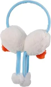 [VERDANVERSE] Cute Snowman Ear Muffs for Stylish Warmth Cold Cozy Fleece Insulation for Outdoor Activities Adorable Accessory for Girls