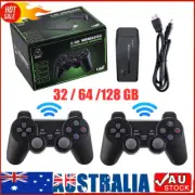 Wireless Retro Game Console Plug Play Video Game Stick 10000+ Games 4K HDMI QS