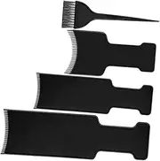 CRILSTYLEO Professional Hair Highlighting Board Hairdressing Tool Hair Coloring Paddle Kit Black