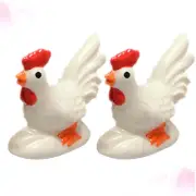 2 Pcs Chopstick Rests Chicken Chopsticks Holder Tableware Organizer Office