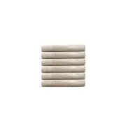 Bambury Ultra soft Elvire Face Washer Buff 33x33cm Cotton Woven Home Decor