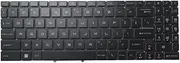 Laptop Per-Key RGB Backlit Keyboard for MSI CreatorPro Z17 HX Studio-A13V A13VKT A13VJT English US Black without Frame New (Single Zone Per-Key RGB backlight)