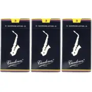Vandoren Traditional Alto Saxophone Reeds - 3.0 (30-pack)