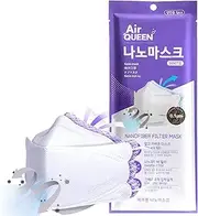 AIRQUEEN [10 Pack 3-Layers Nano-Filter Face Mask for Adult [Individually Packaged] [Made in South Korea]