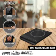 SOGA 35.5cm Cooktop Electric Smart Induction Portable Kitchen Cookware